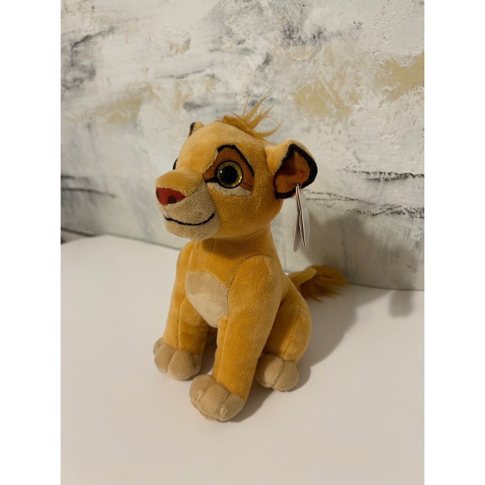 Ty Beanie Babies Disney Simba Lion King Plush Stuffed Animal Toy Gold With Tags